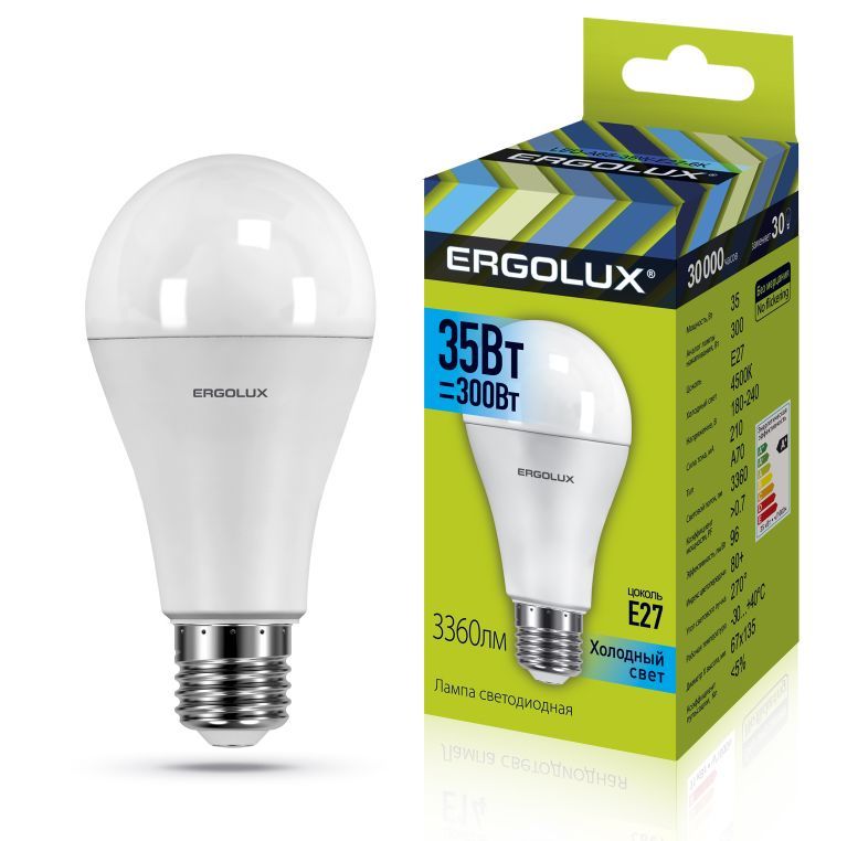  ERGOLUX (14231) LED-A70-35W-E27-4K