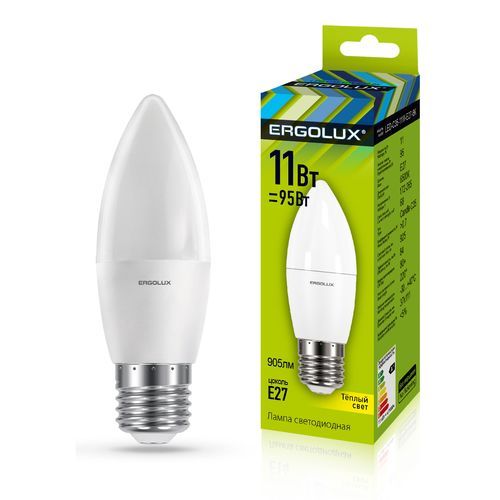  ERGOLUX (13621) LED-C35-11W-E27-3K