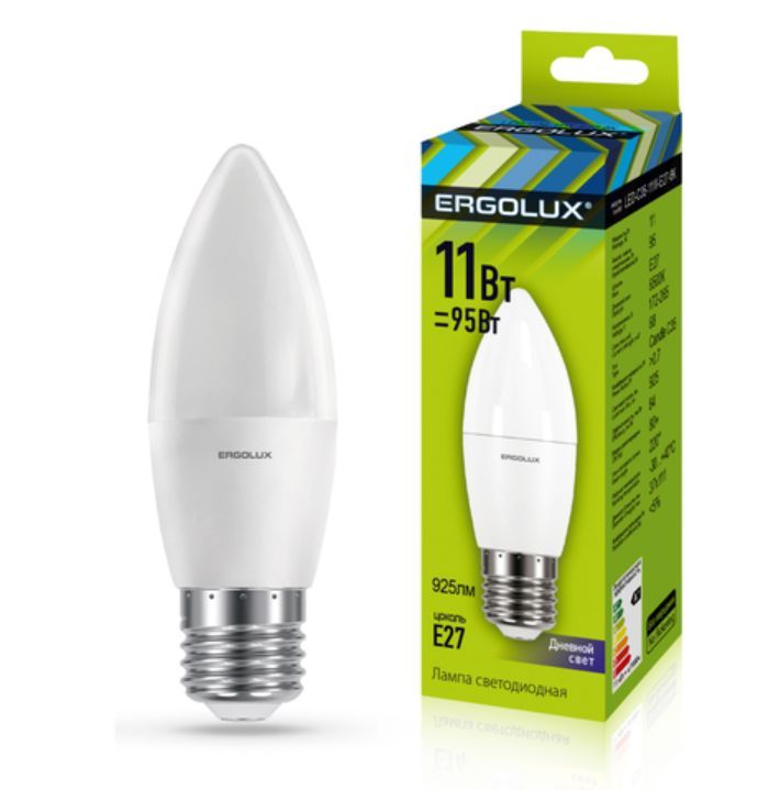  ERGOLUX (13623) LED-C35-11W-E27-6K