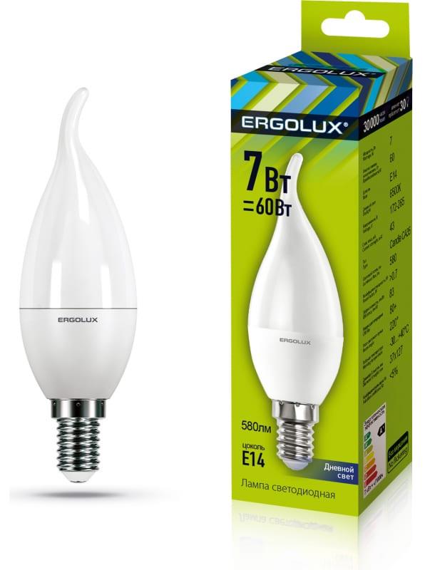  ERGOLUX (12876) LED-CA35-7W-E14-6K