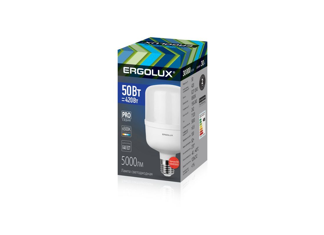  ERGOLUX (14329) LED-HW-50W-E40-6K  PRO