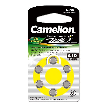 Элементы питания CAMELION (12823) ZA10 BL-6