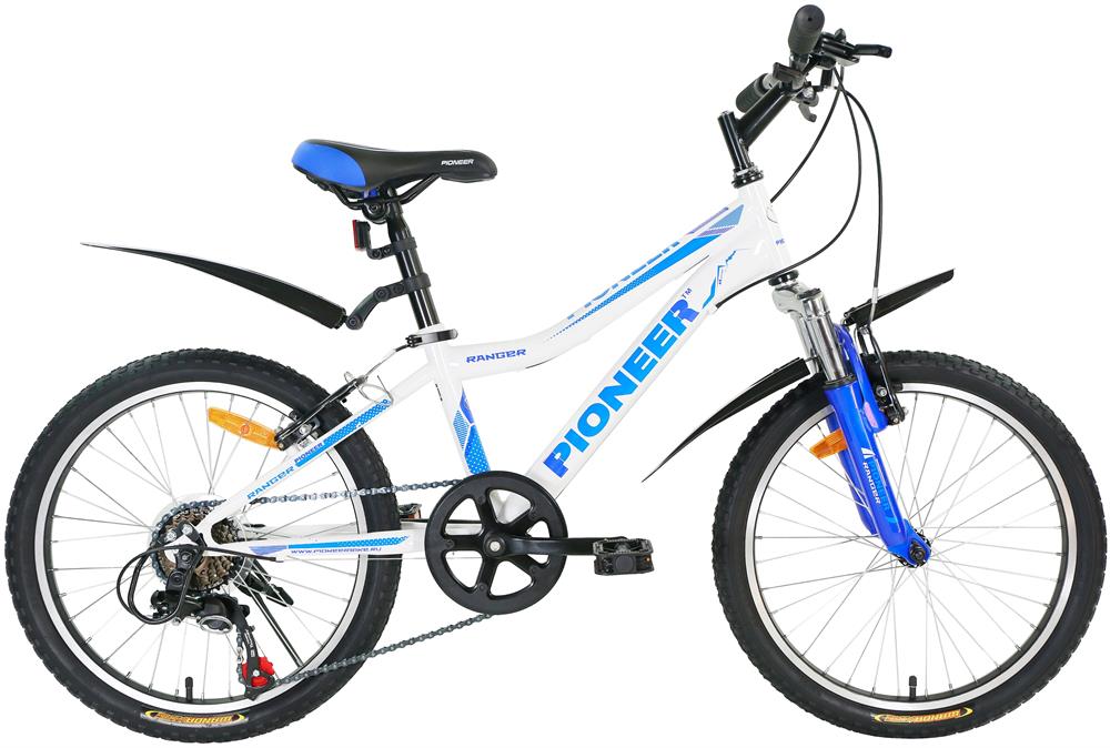 Велосипед PIONEER RANGER 20"/11" white-bllue-darkblue