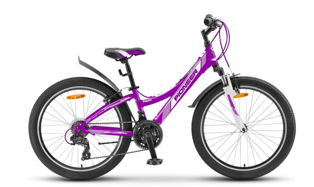 Велосипед PIONEER FIESTA 24"/13" violet-white