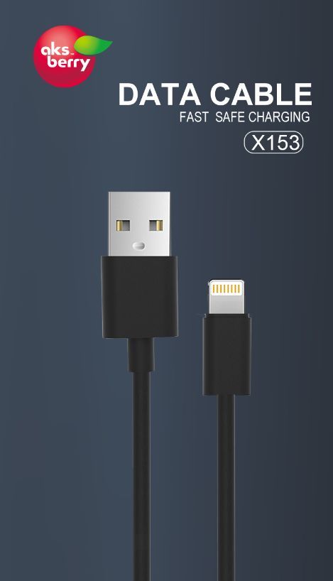  USB AM / 8PIN / 30PIN AKSBERRY X153  LIGHTNING 2.4 , 