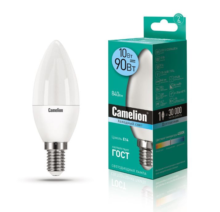  CAMELION (14404) LED10-CW35/845/E14/10