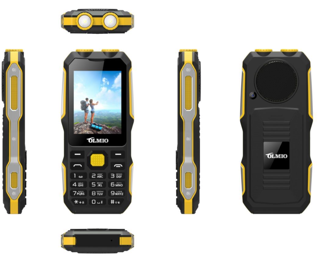   OLMIO X02 Black/Yellow