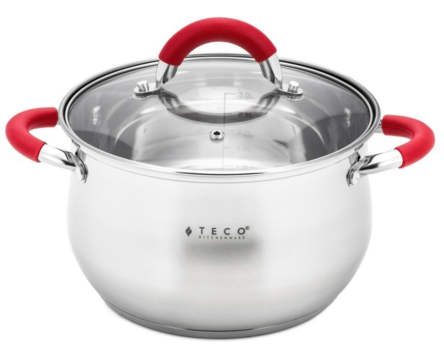 Кастрюля TECO TC-C3900-03R 3,9 л