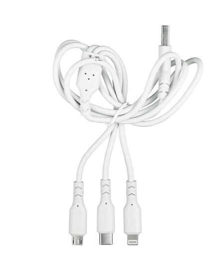   (17507) CLASSIC CABLE 02 - Micro-USB, Type-C, Lightning , 1 m, 
