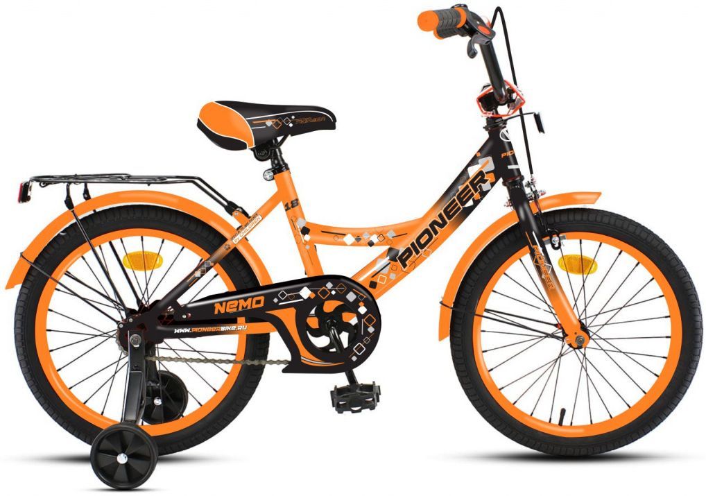 Велосипед PIONEER NEMO 18" orange-black