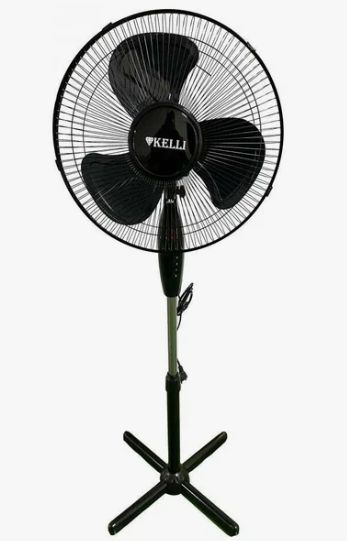 Вентилятор KELLI KL-1016 черн. (4шт в упк)