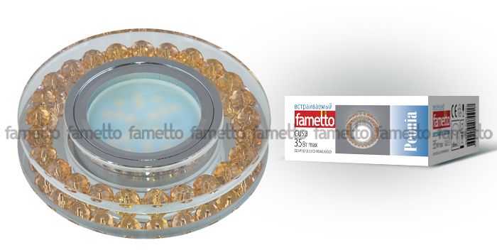  FAMETTO DLS-P102 GU5.3 CHROME/GOLD