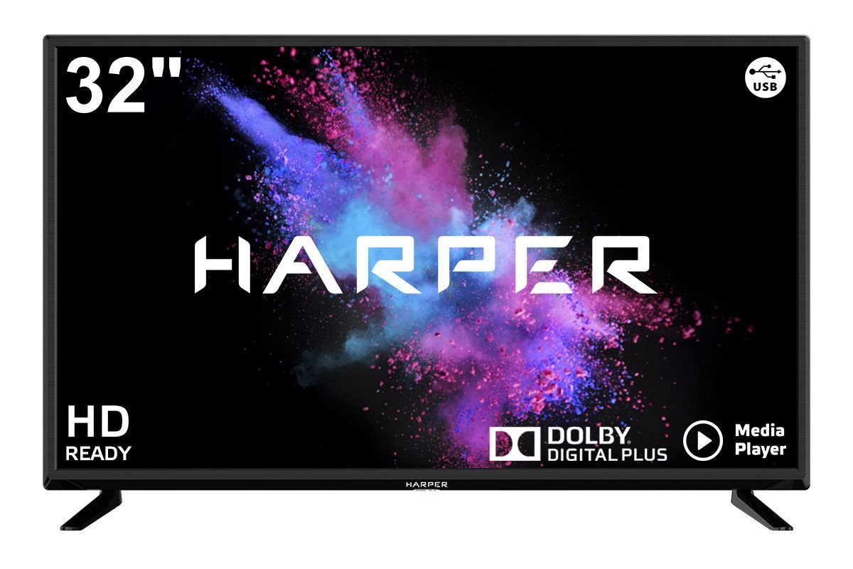 LЕD-телевизор HARPER 32R690T БЕЗРАМОЧНЫЙ