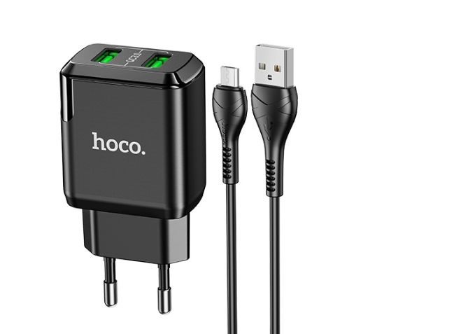 ��� HOCO (6931474738974) N6m Black + ������ MICRO USB