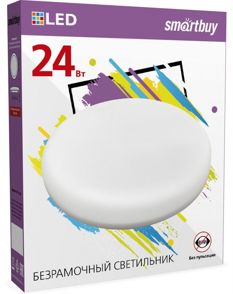Светильник SMARTBUY (SBL-BDL-24-65K) 24W/6500К