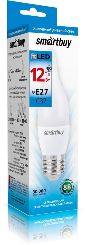  SMARTBUY (SBL-C37Can-12-60K-E27)...