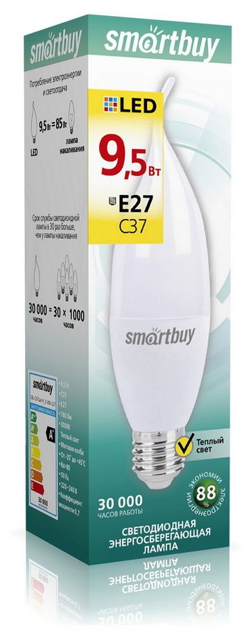  SMARTBUY (SBL-C37Can-9_5-30K-E27) 9.5W/3000/E27