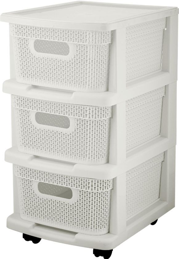  KEEPLEX KL379522048 Ajur с корзинами на колесиках трехсекционный компакт