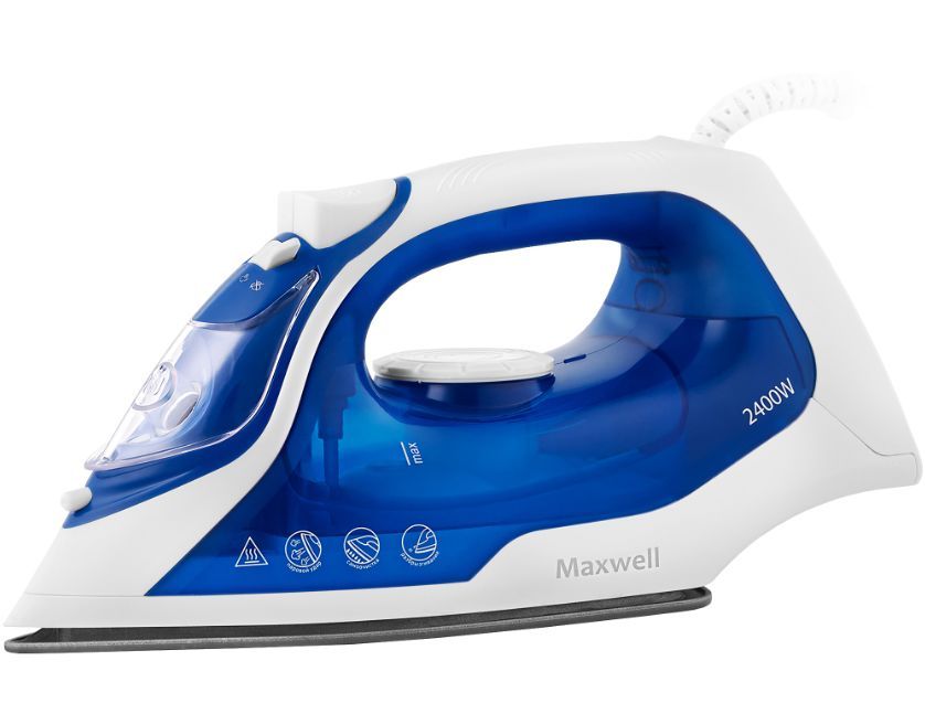 Утюг MAXWELL MW-3007 (MC) синий/белый