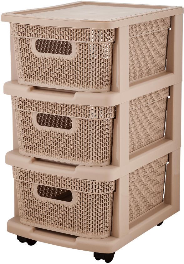  KEEPLEX KL379522005 Ajur с корзинами на колесиках трехсекционный компакт