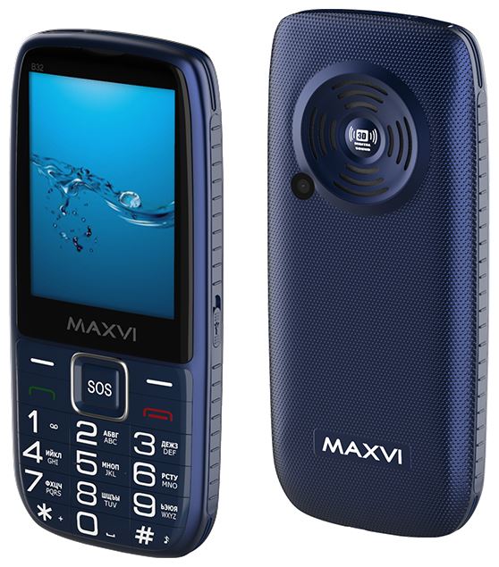 Телефон мобильный MAXVI B32 Blue