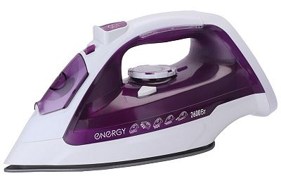 Утюг ENERGY EN-348 бело-фиолетовый 270081