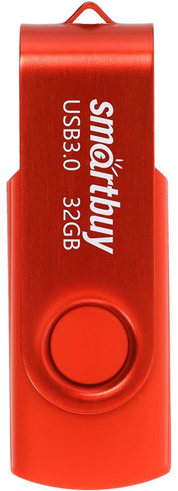 USB- SMARTBUY (SB032GB3TWR) UFD 3.0/3.1 032GB Twist Red 