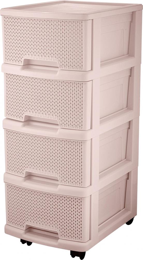 KEEPLEX KL379422005 Ajur с ящиками на колесиках четырехсекционный компакт