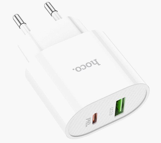 СЗУ HOCO (6931474757319) СЗУ HOCO C95A Lineal PD 20W+QC3.0 (белый)