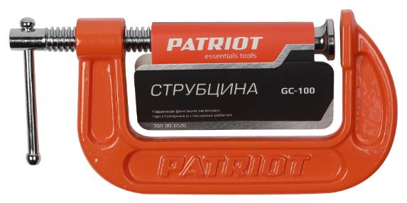 Струбцина PATRIOT 350006520 GC-100, G-образная 100мм