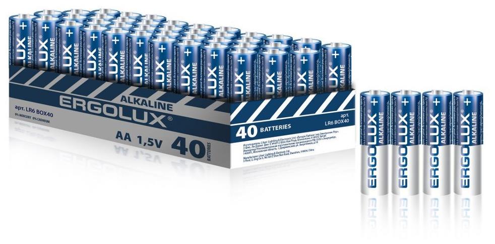  ERGOLUX (14673) Alkaline BOX40 LR6