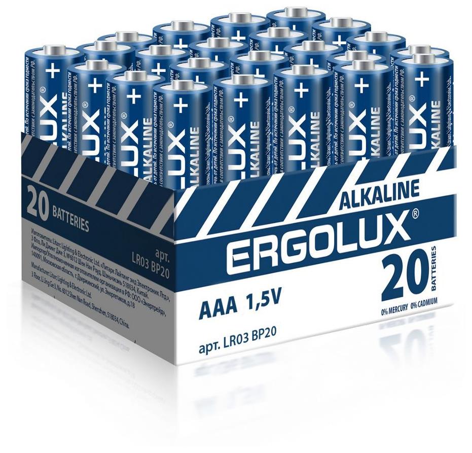  ERGOLUX (14674) Alkaline BP20 LR03