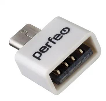  PERFEO (PF_B4997) adapter USB  micro USB c OTG (PF-VI-O010 White)