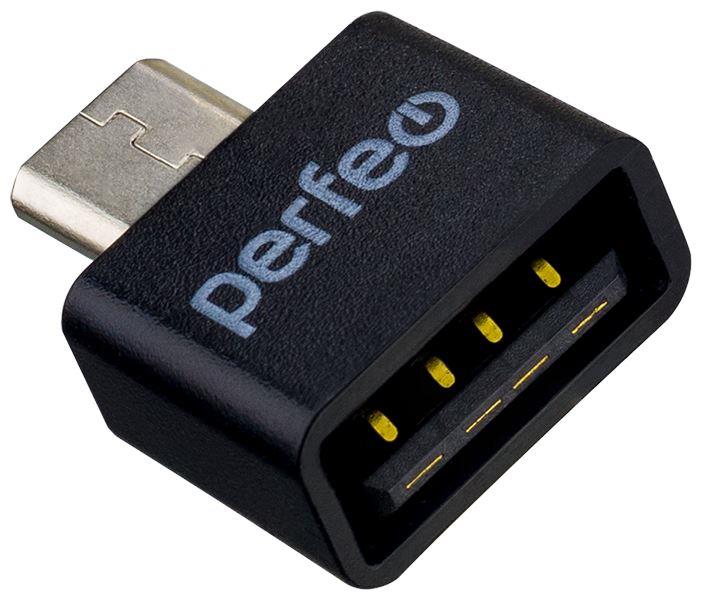  PERFEO (PF_C3003) adapter USB  Type-C c OTG (PF-VI-O008 Black) 