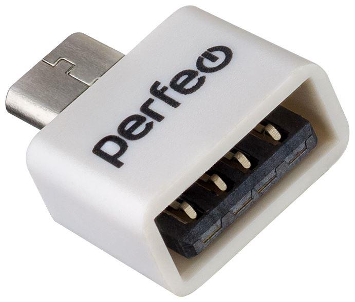  PERFEO (PF_C3005) adapter USB  Type-C c OTG (PF-VI-O008 White) 