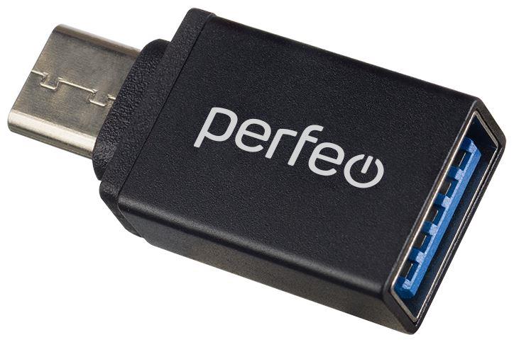  PERFEO (PF_A4270) adapter USB  Type-C c OTG, 3.0 (PF-VI-O006 Black)