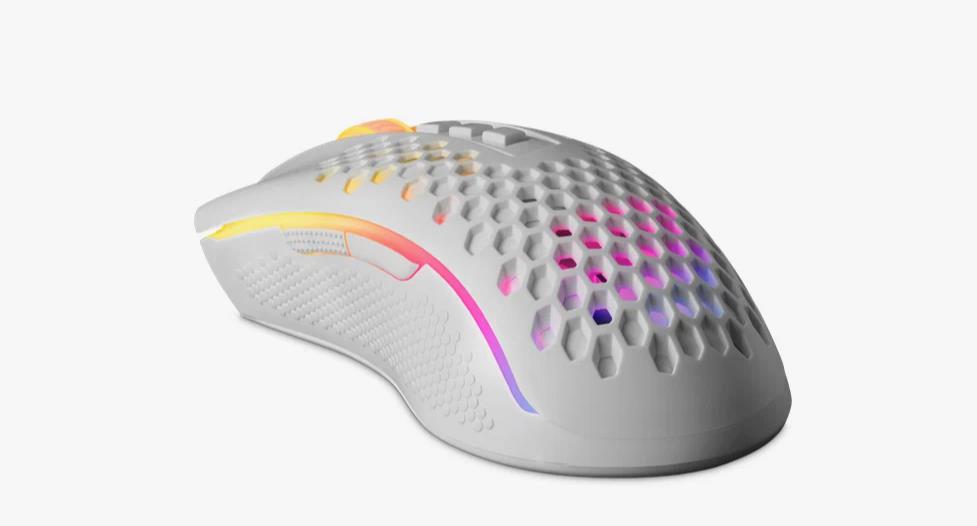  REDRAGON (77933) Storm RGB,12400dpi, легкая, белый