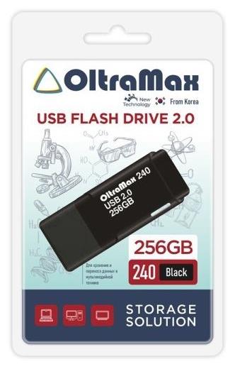 USB - OLTRAMAX 256GB 240 Black 2.0 [OM-256GB-240-Black]