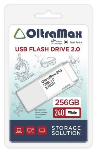 USB - OLTRAMAX 256GB 240 White 2.0 [OM-256GB-240-White]