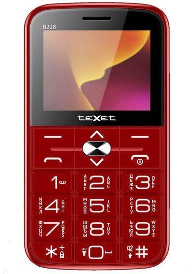  TEXET TM-B228 Red