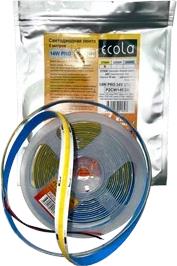 ECOLA P2CW14ESB LED strip PRO 14W/m 24V IP20 10mm COB 330Led/m 2700K 1400Lm/m