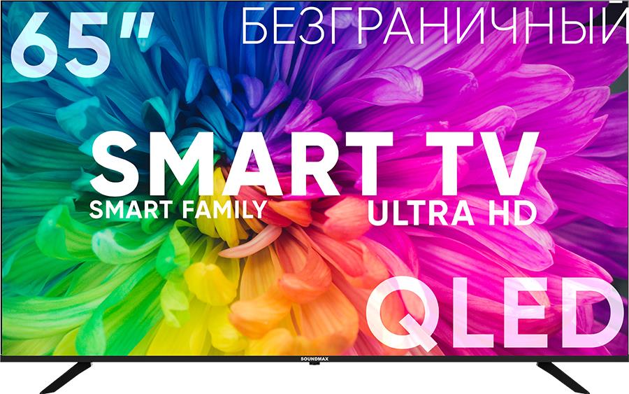 LED  SOUNDMAX SM-QLED65T2SU UHD SMART