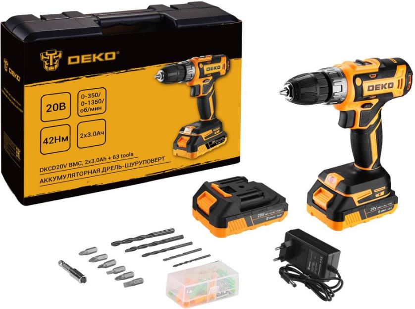 �������������� �����-���������� DEKO DKCD20V � ����� + ����� 63 ����������� ���