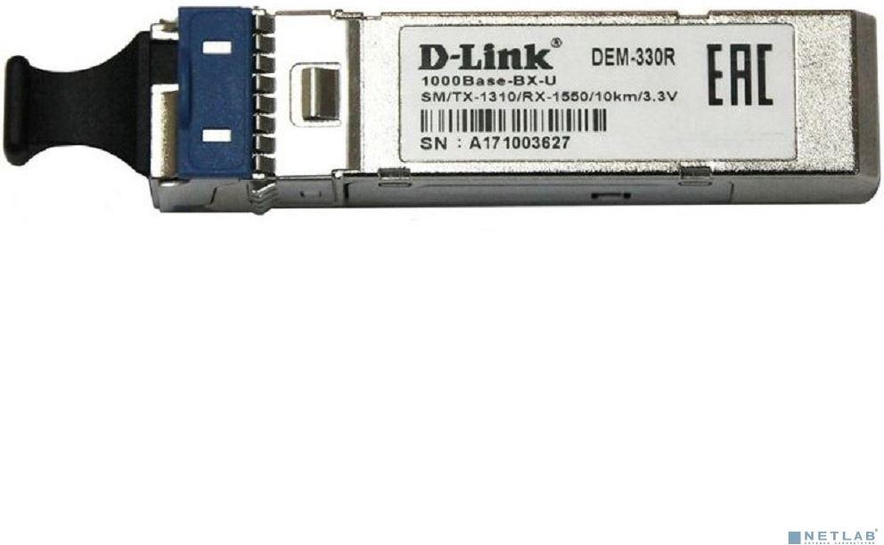  D-LINK SMB D-Link 330R/10KM/A1A WDM SFP-  1  1000Base-BX-U