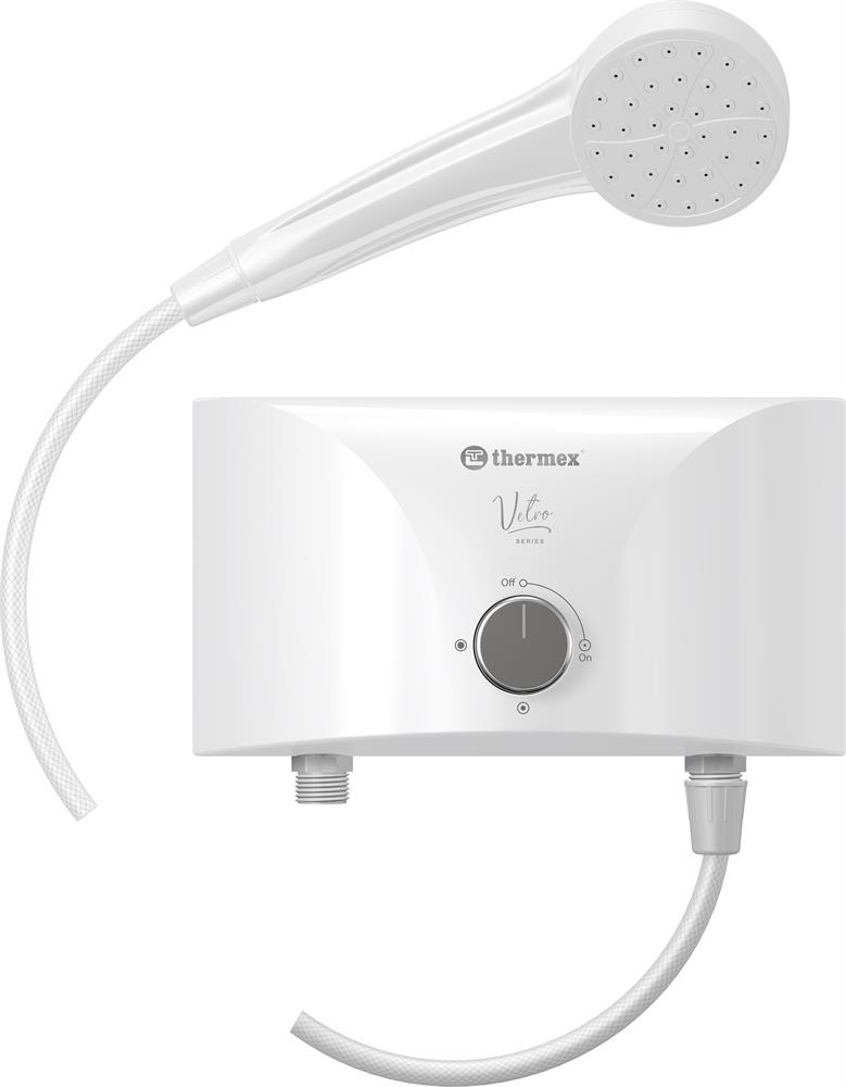 Водонагреватель проточный THERMEX Vetro 5500 shower