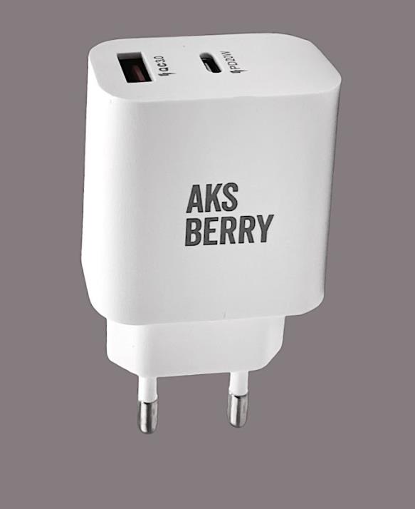 СЗУ AKSBERRY (6900253210018) T43 20W PD + QC3.0 , белый