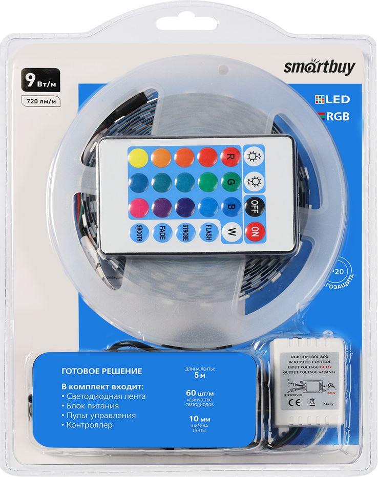 led- SMARTBUY (SBL-IP20-9-RGB-KIT)  LED  SMD 5050/60-IP20-