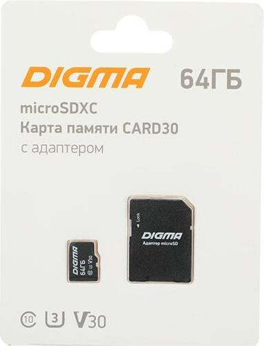 ����� ������ DIGMA ���� ����� microSDXC 64GB...