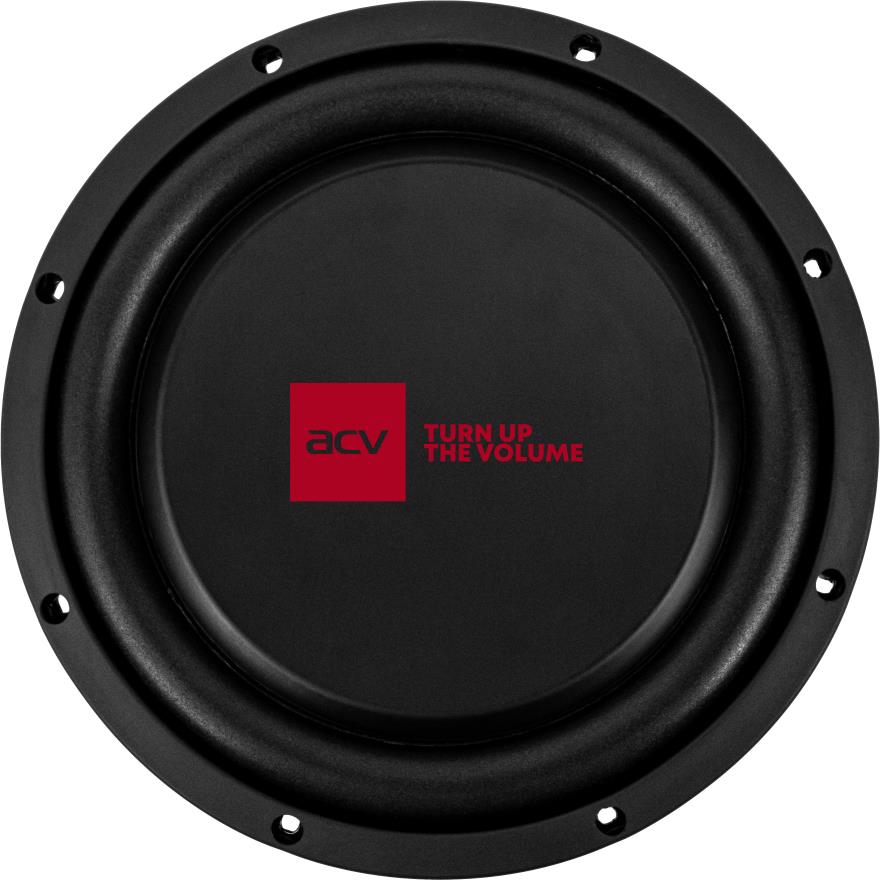  ACV SW-10D2F SLIM  25/RMS 300Wt/2+2Om/SPL 87