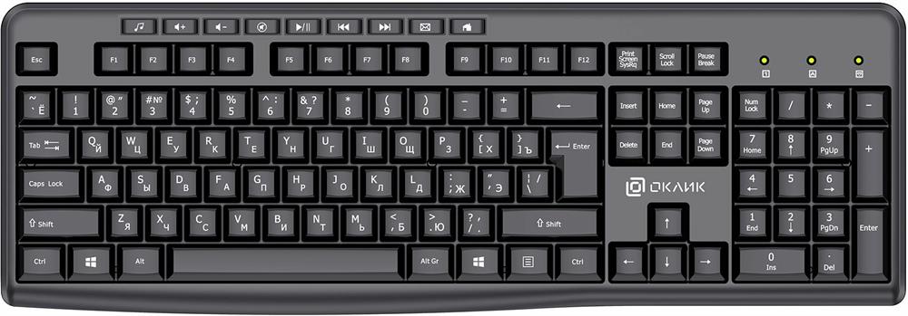 ���������� OKLICK ���������� ����� K225W ������ USB ������������ Multimedia